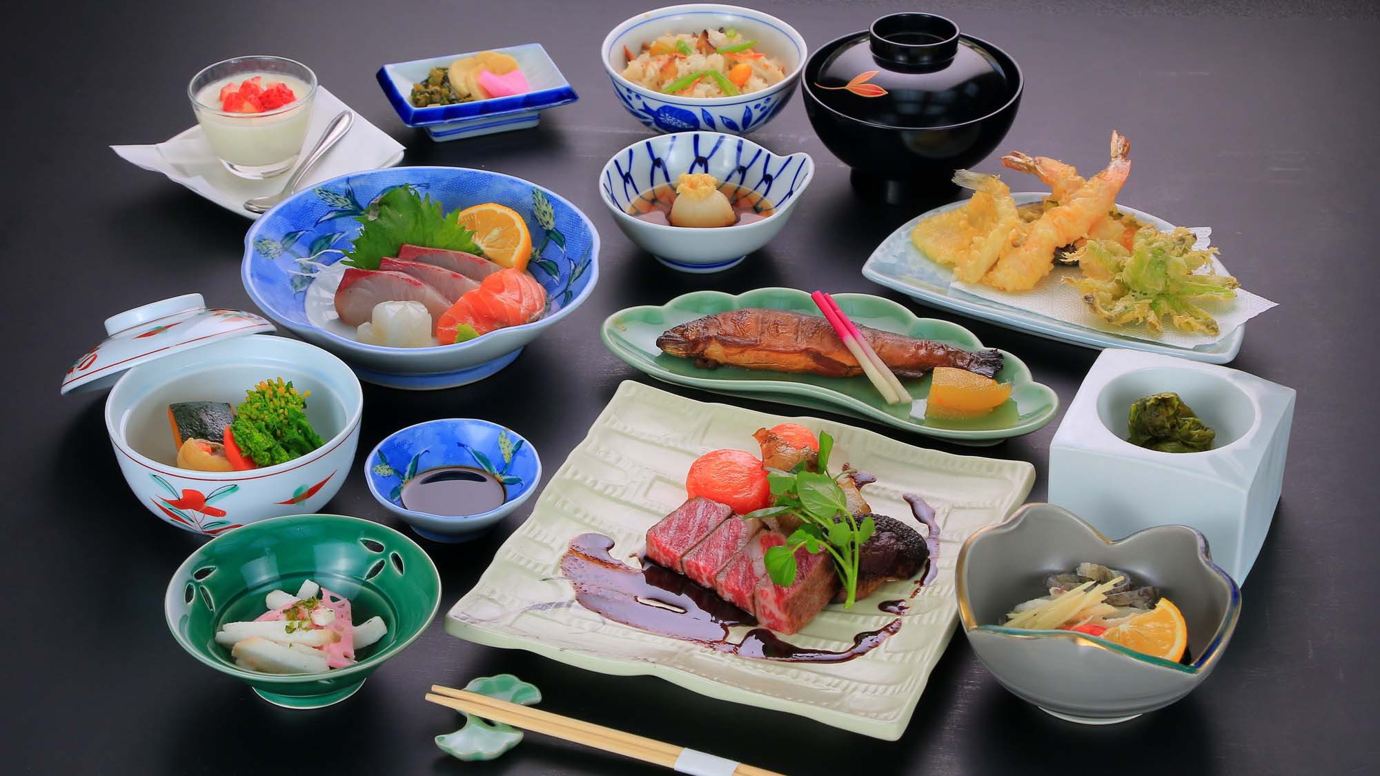 【グレードアップ】匠の技が光る逸品〜月会席〜【2食付き】