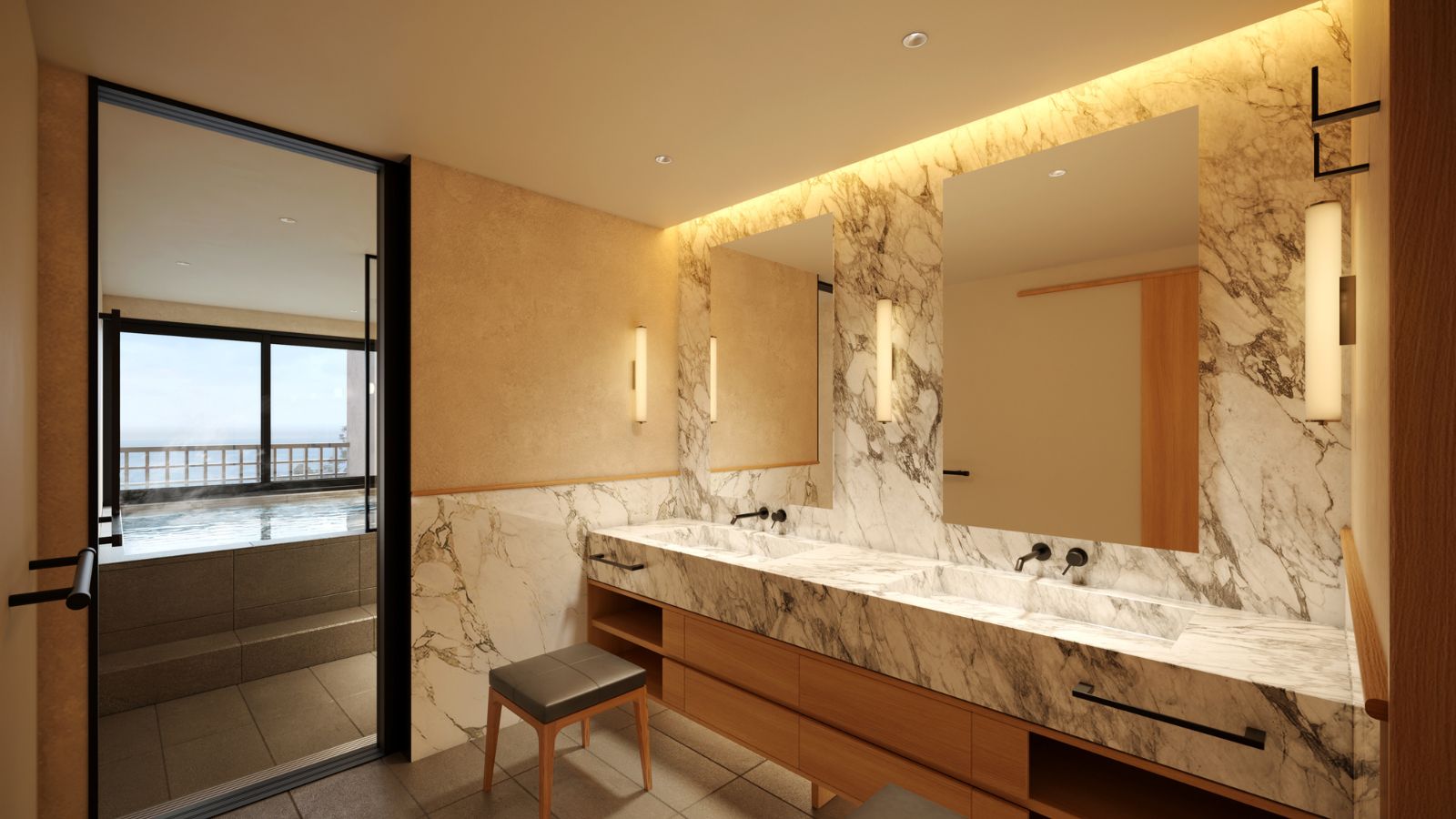 サンカラジュニアスイート　浴室