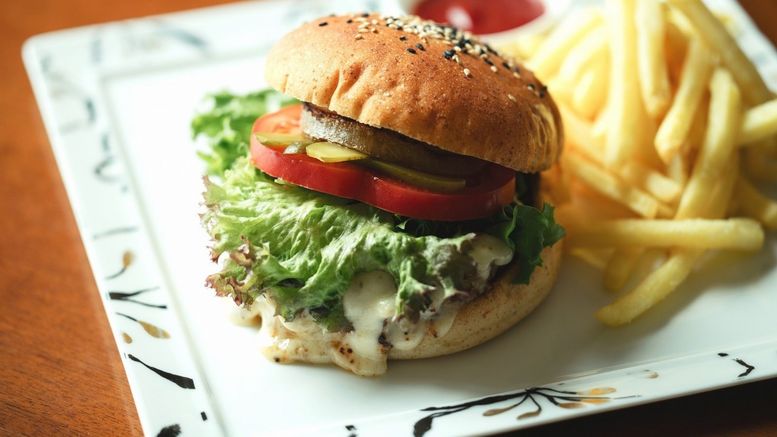 なかやま黒牛ハンバーガー