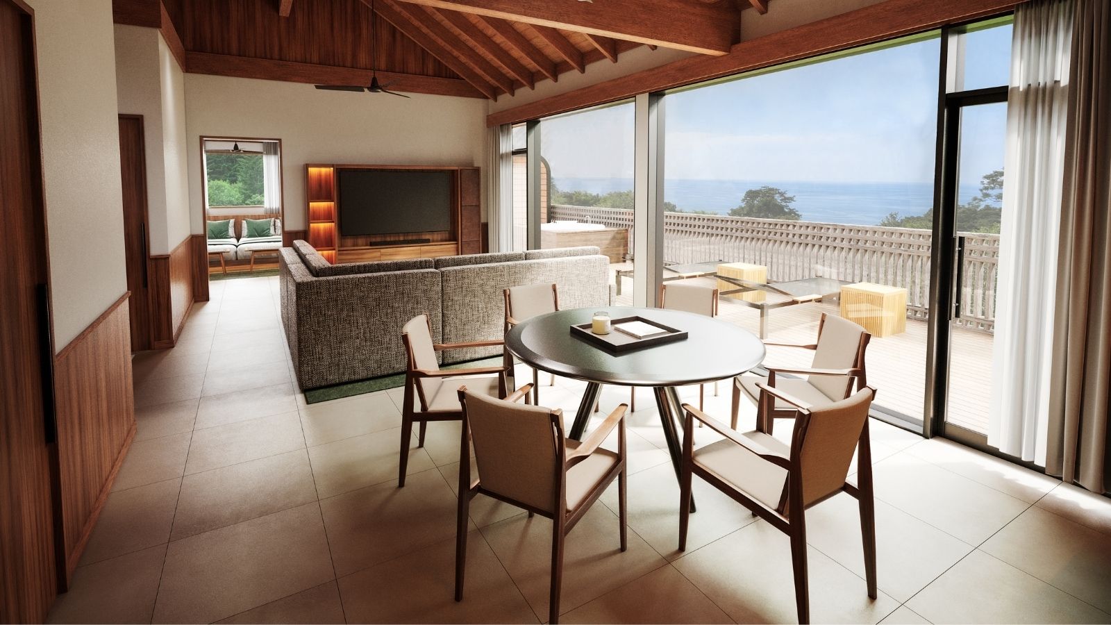 サンカラヴィラスイート　リビング