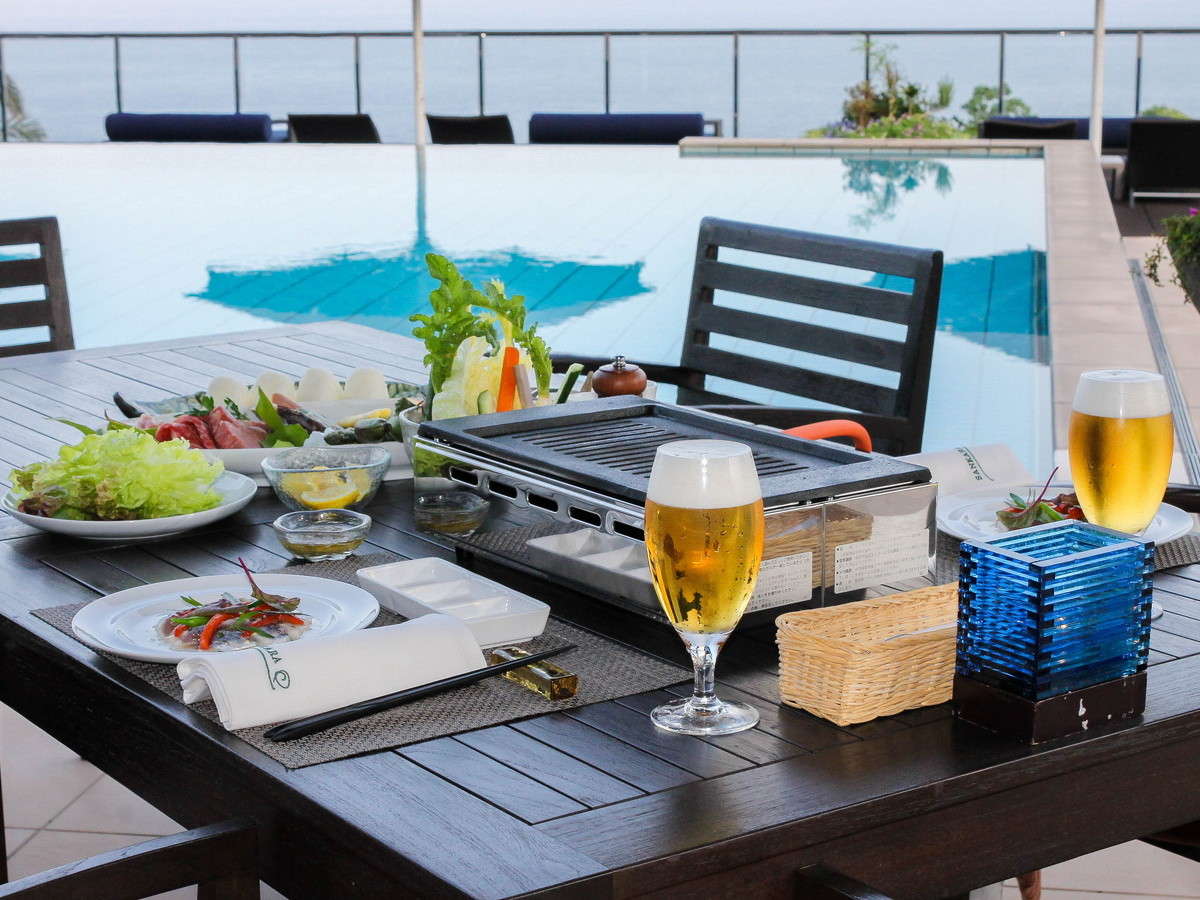 選べる夕食-BBQ全体イメージ2-