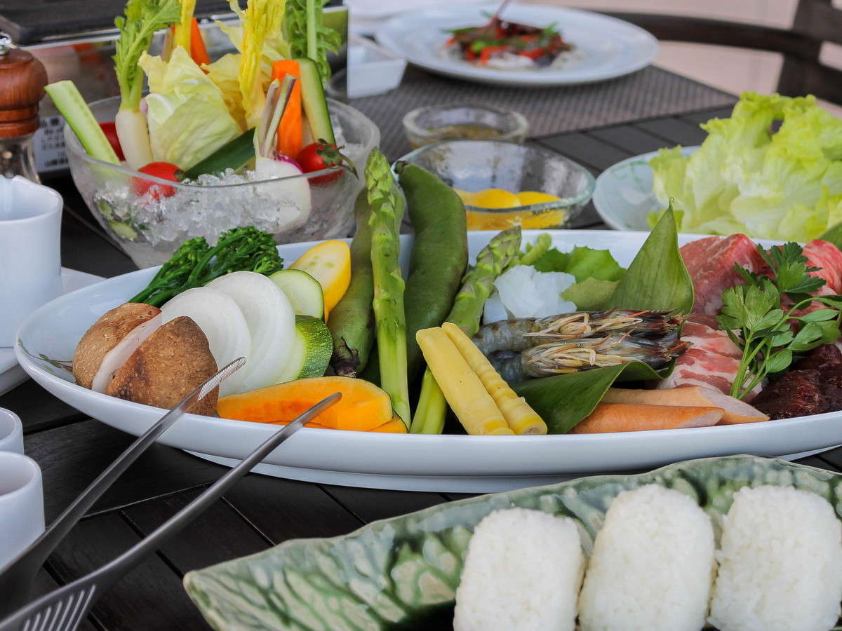 選べる夕食-BBQ食材イメージ1-