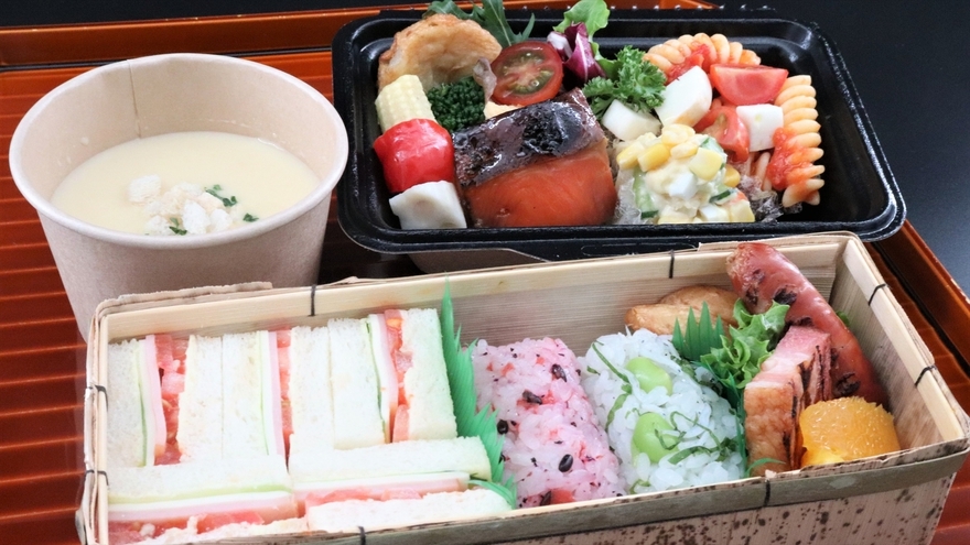 【期間限定／お部屋でゆっくり朝食】和朝食テイクアウトプラン（一泊朝食付き）