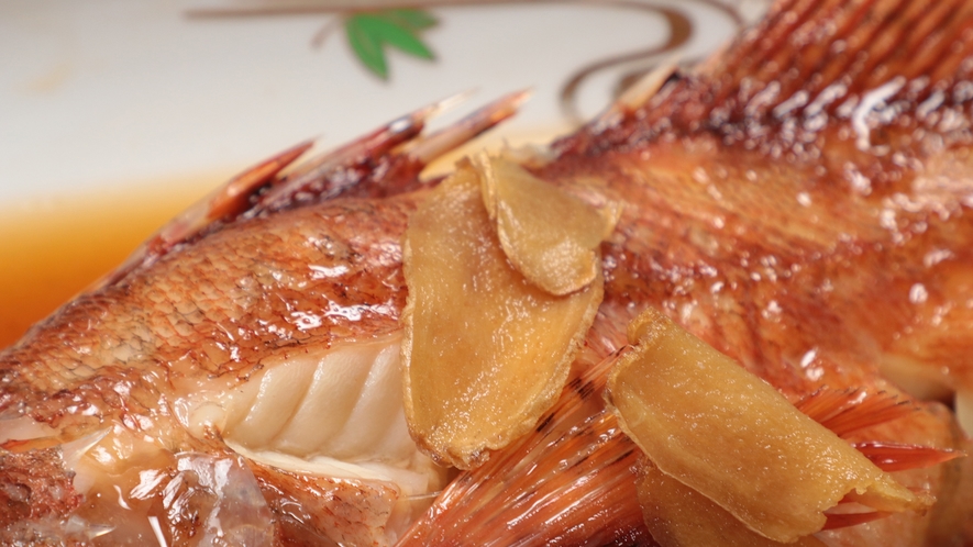 【料理】　旨魚料理　ハナカサゴの煮付けイメージ