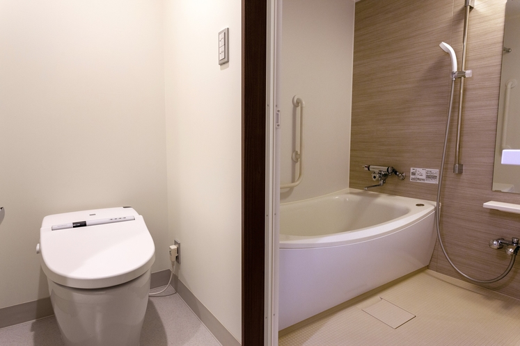 【ワイドシングル/ダブル】トイレ・お風呂・洗面　三点独立スペース　「清潔さ」に、好評価頂いてます