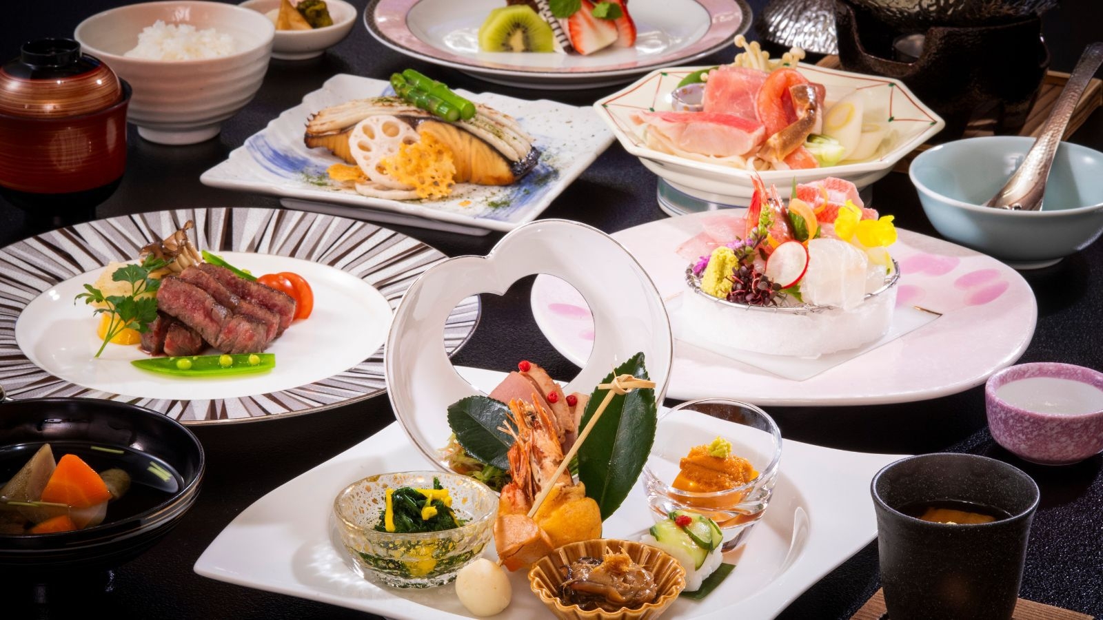 【金目鯛会席】伊豆の名物を堪能◆秘伝ダレで煮込んだ金目鯛姿煮┃2食付