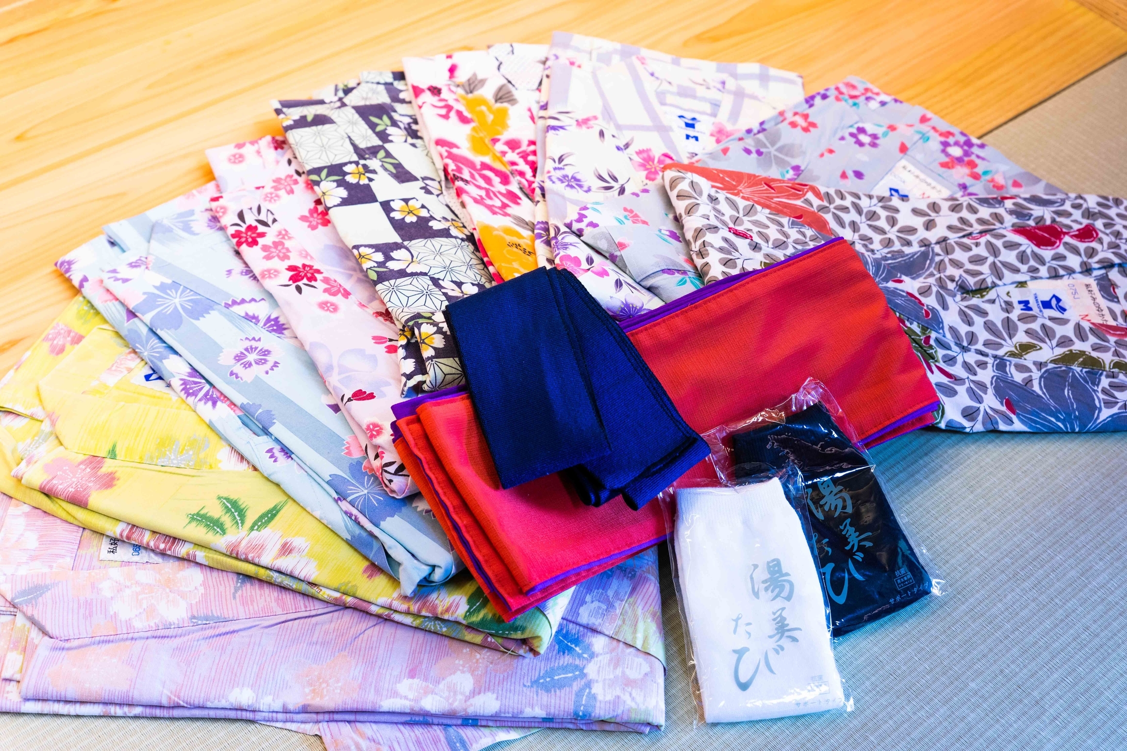 【サービス】彩り豊かな色浴衣をまとい、温泉旅館ならではの風情を楽しみませんか？