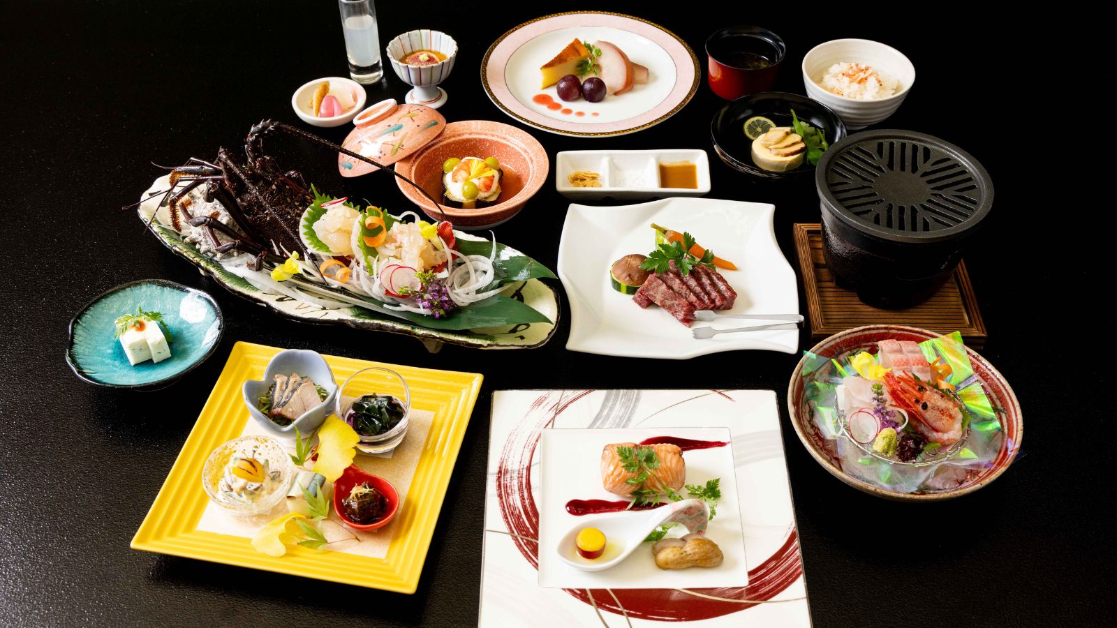 【伊勢海老会席】伊勢海老を味わう贅沢。香ばしさと旨みの饗宴