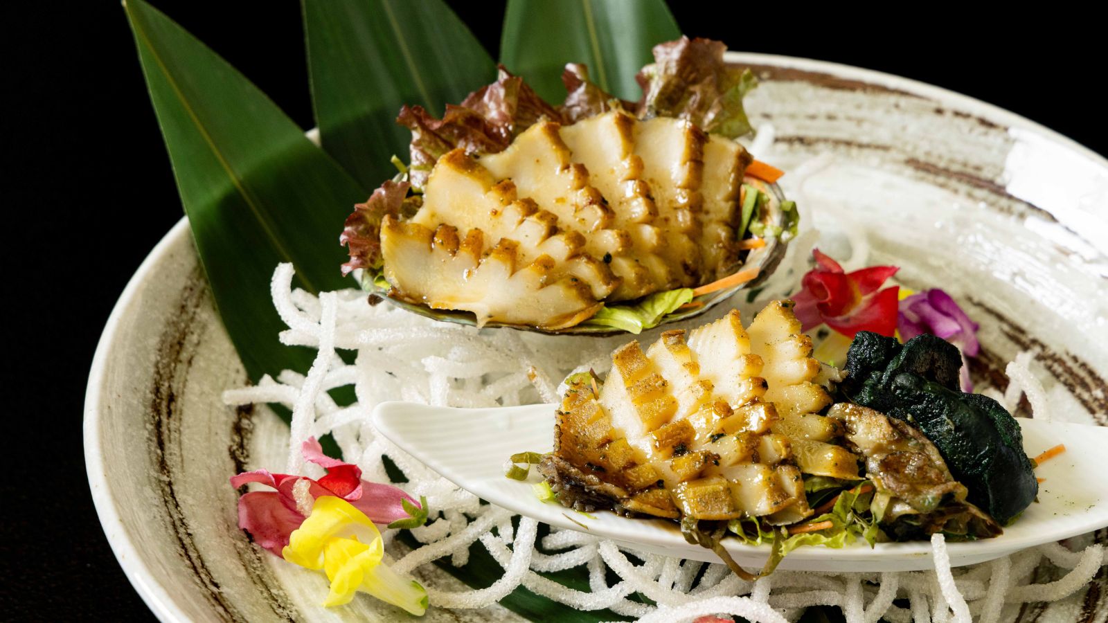 【アワビ会席】香ばしさ広がるアワビステーキ