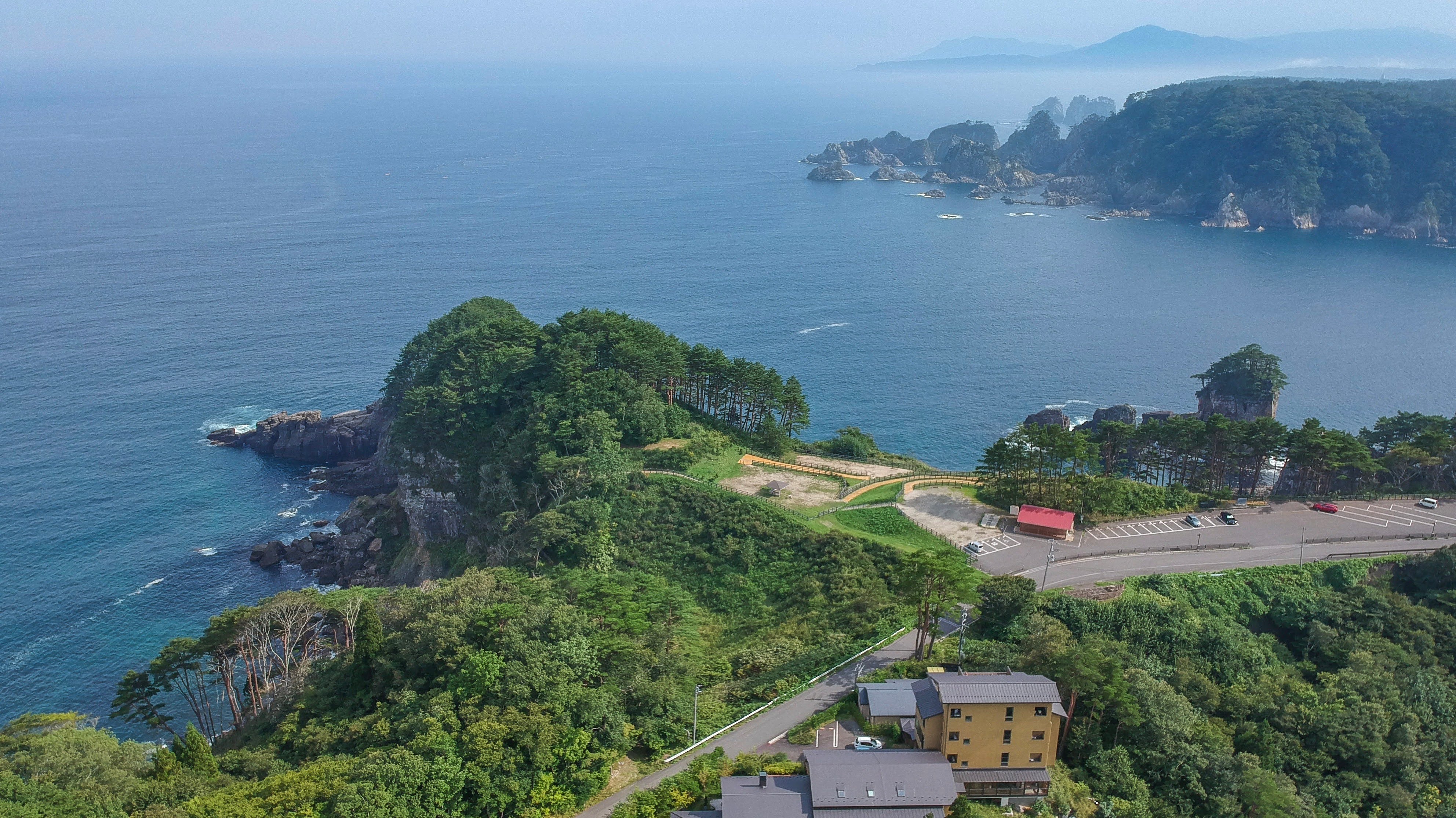 三陸復興国立公園近くに建つ一軒宿