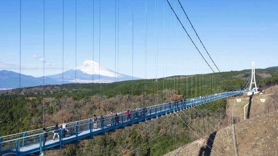 **三島スカイウォーク/当館から車で40分。全長400メートルの日本一長い歩行者専用吊橋です！