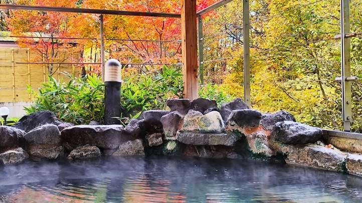 【秋旅】錦秋の絶景と名湯に浸かる贅沢！飲み放題・食べ放題のバイキングプラン