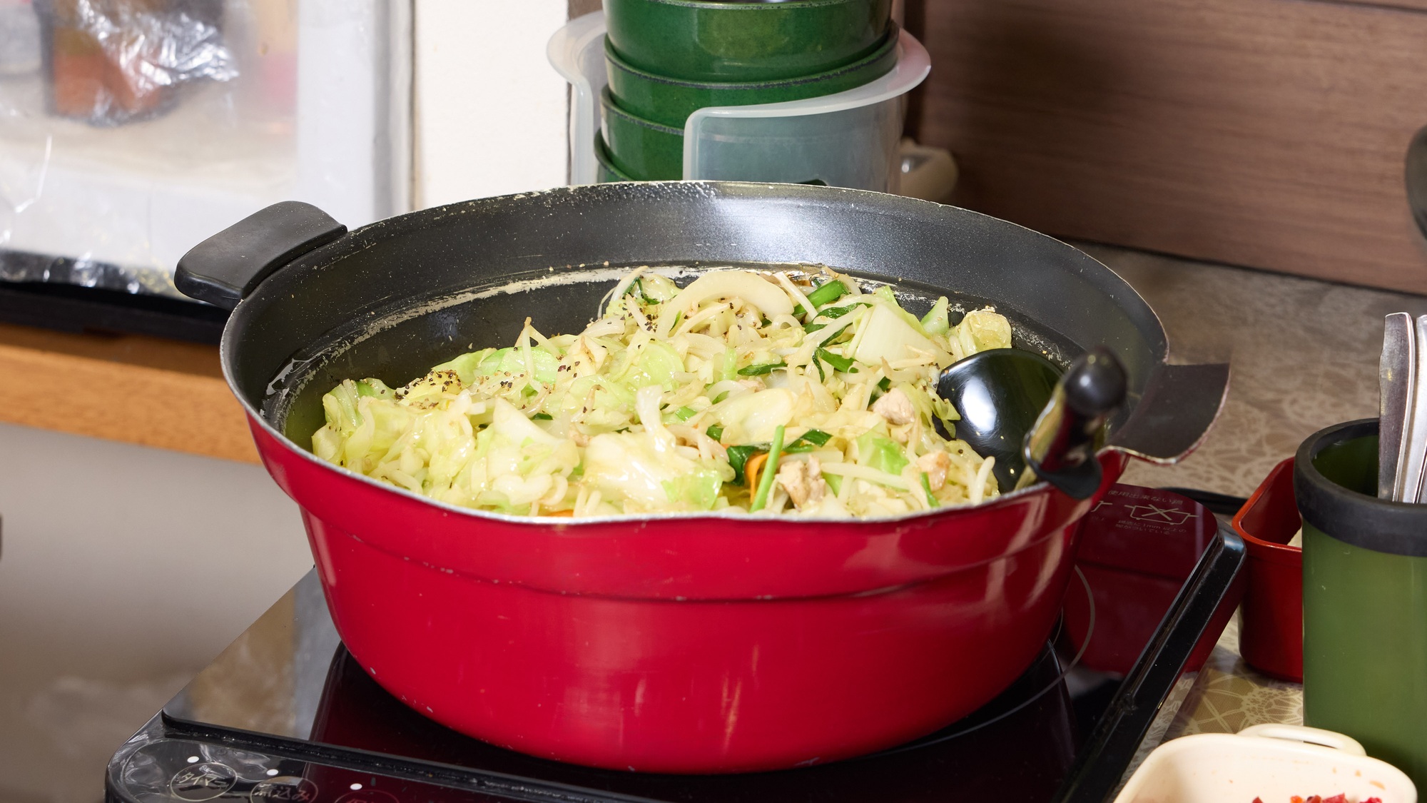 ・【ご朝食】温かいままだべられる野菜炒め