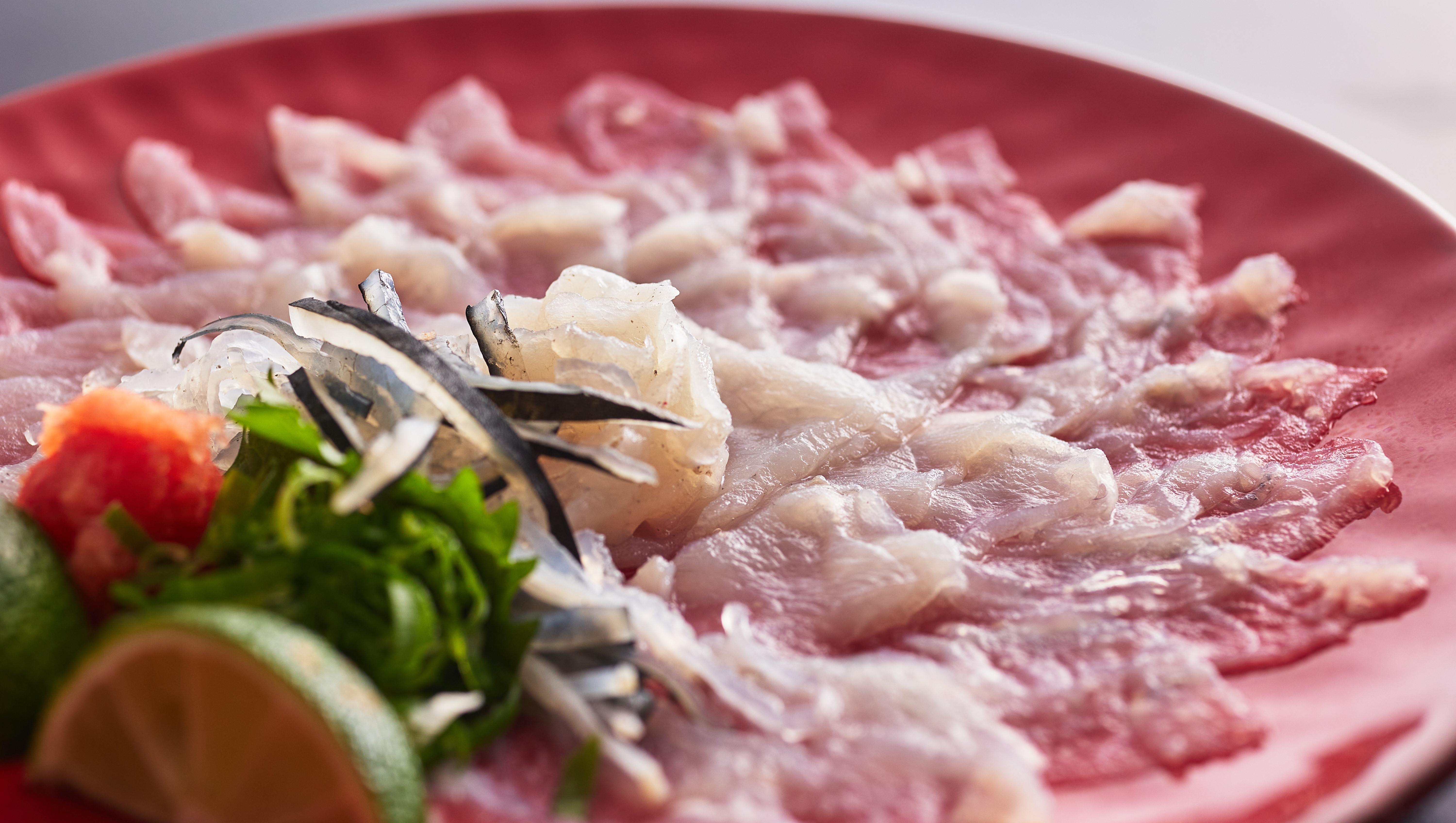 蟹ふぐ会席　てっさ