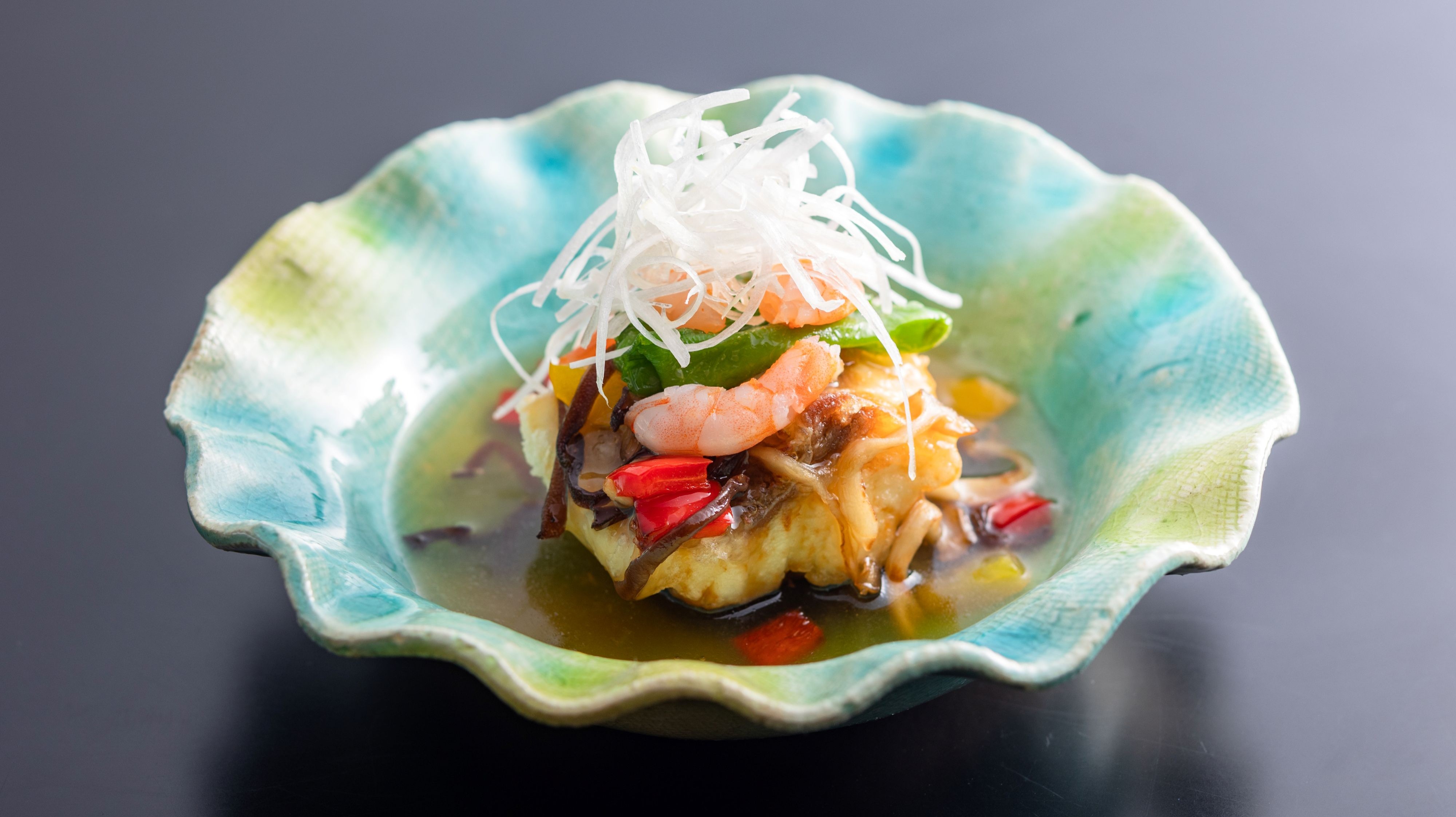 地魚甘酢餡　一例