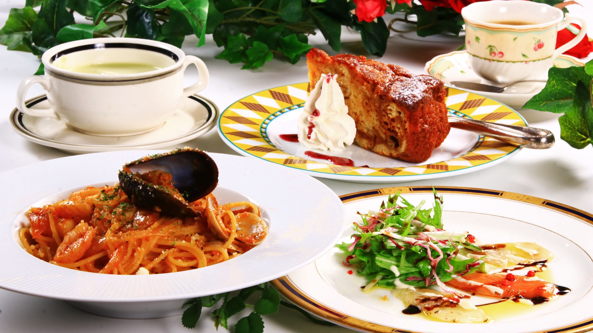 【 直前割◇カジュアル 】日替わりパスタコースが1000円引き★