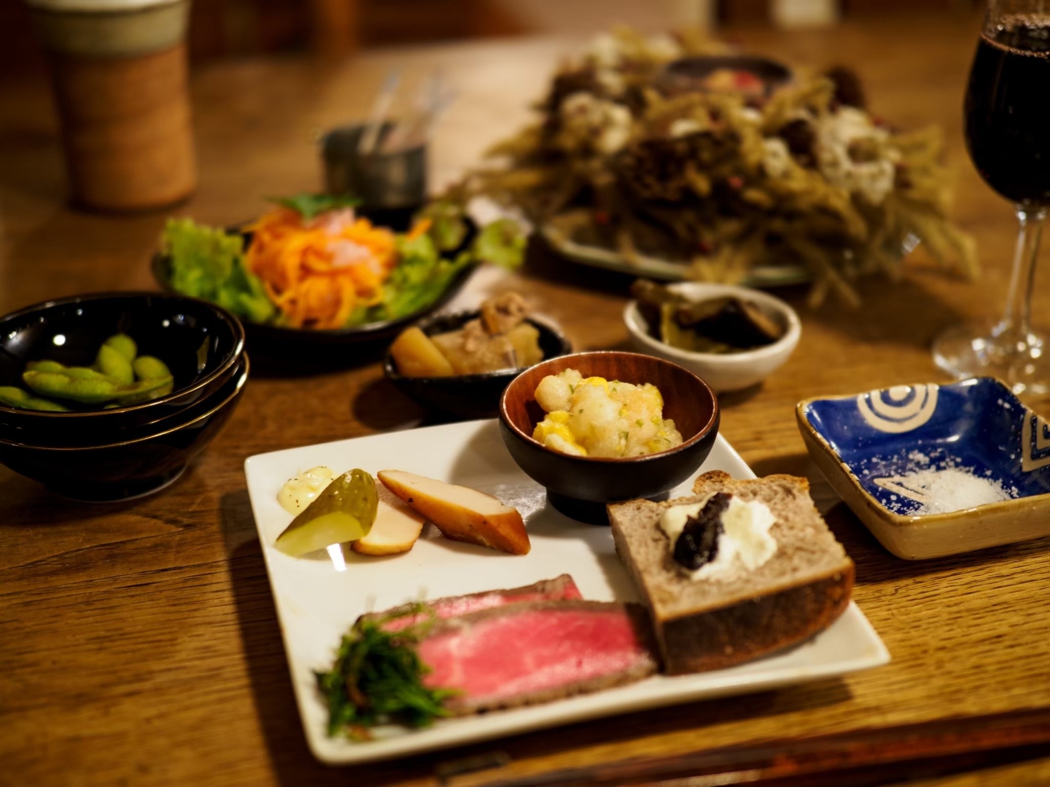 【和室】肉料理ディナー＆自家培養酵母パンの朝食付き