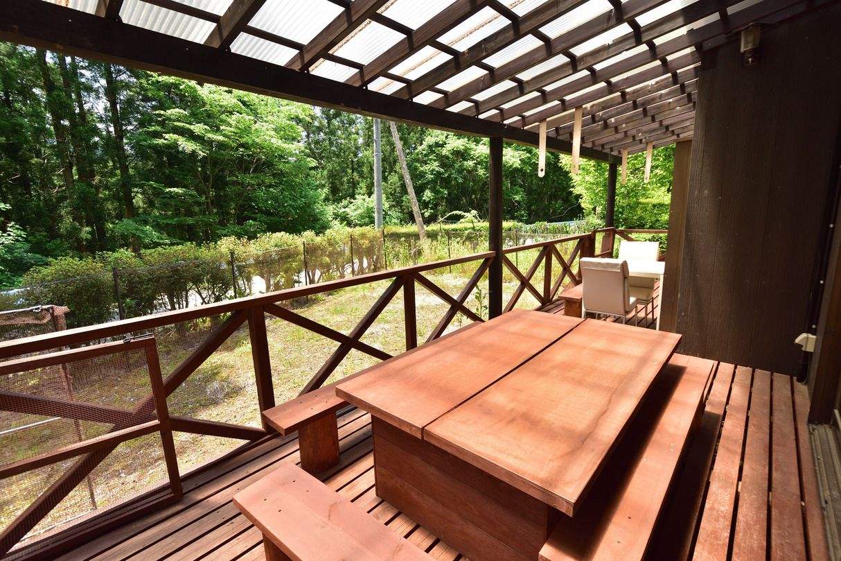 赤沢山荘　BBQ可能テラス