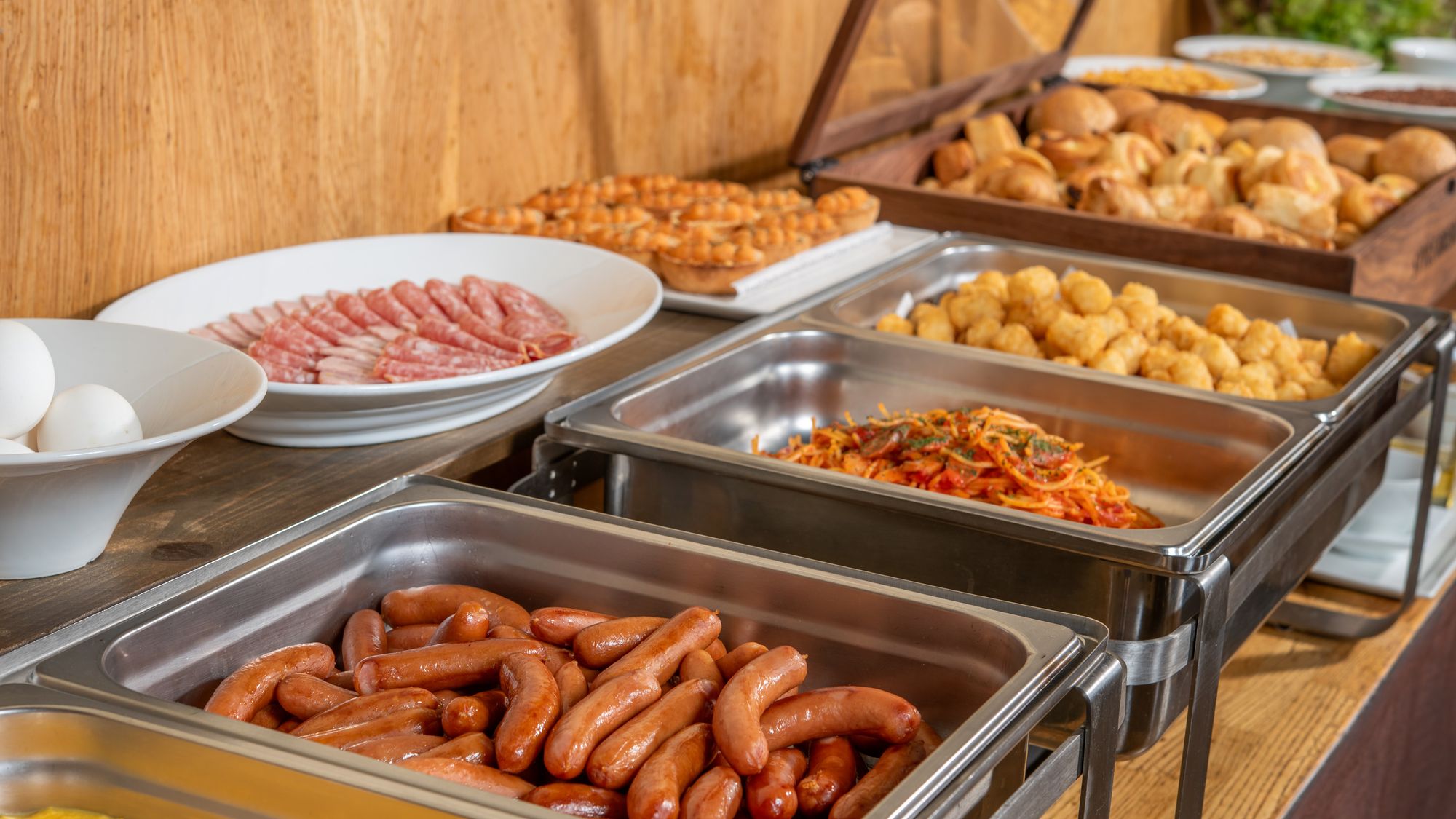 イタリアンレストラン「トラットリアヴィチーノ」朝食一例