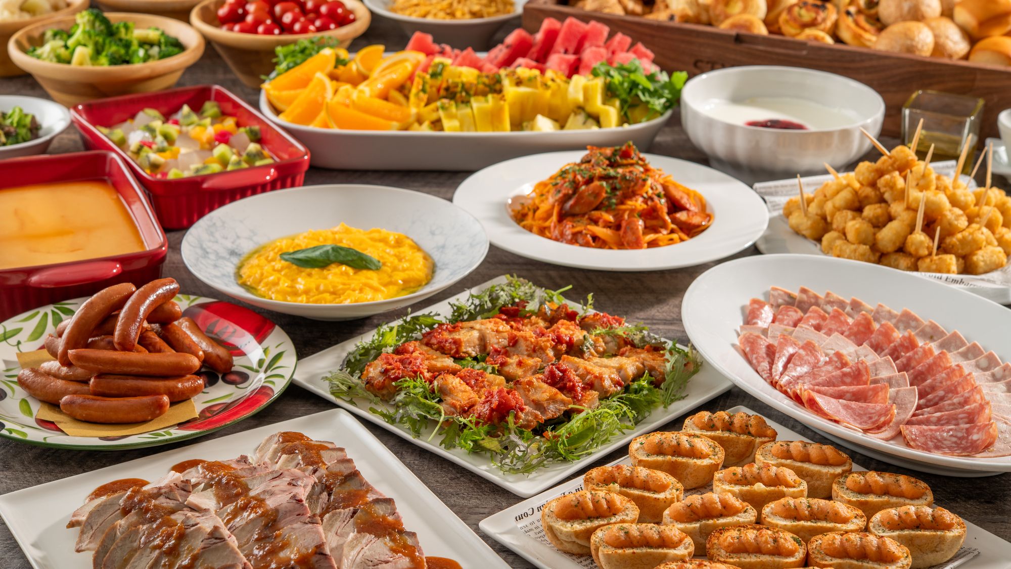 イタリアンレストラン「トラットリアヴィチーノ」朝食一例