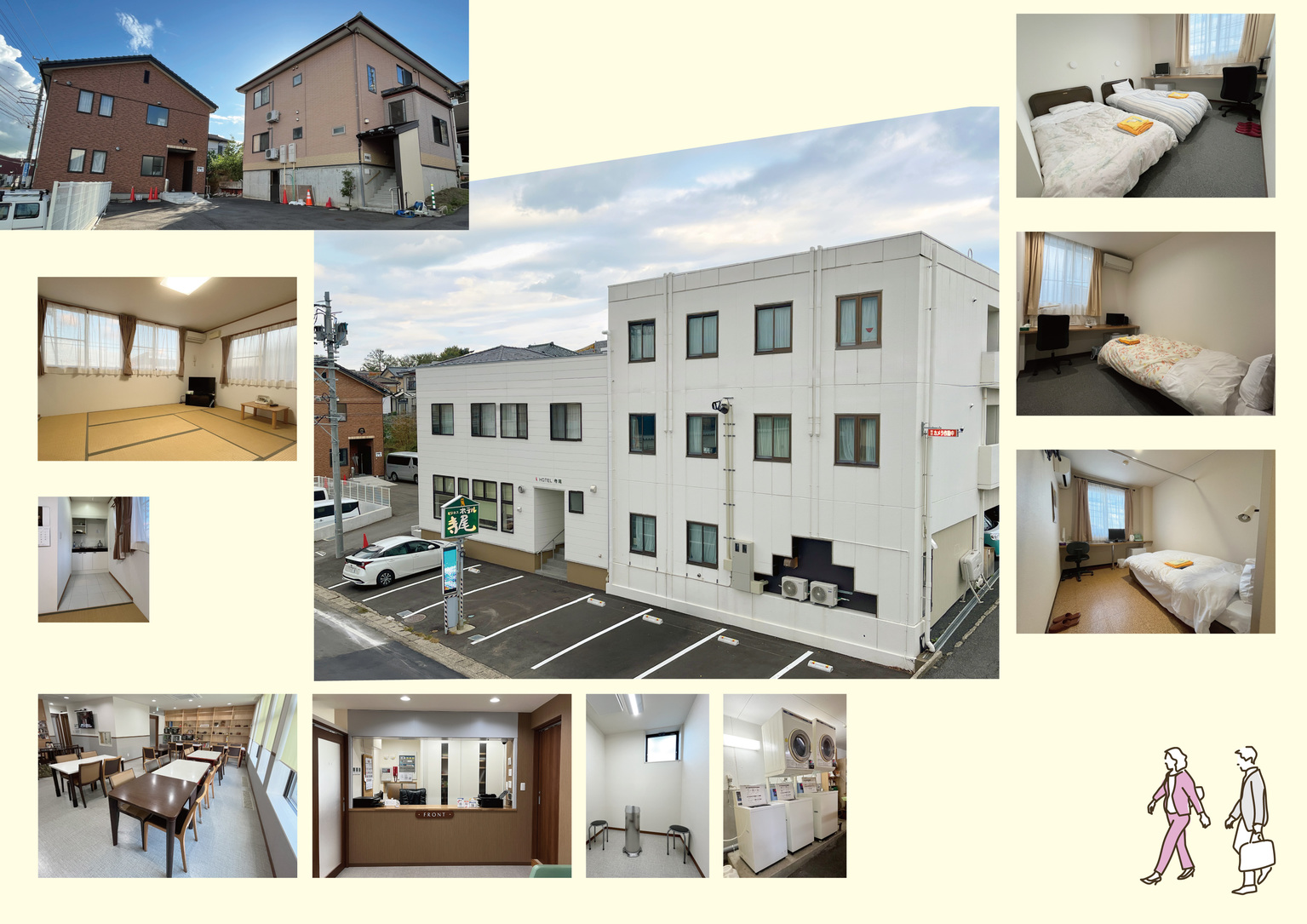 【素泊り限定】レイトチェックイン（２４時までＯＫ）■小新I.C＆新潟西I.C近く!全室Ｗｉ−Ｆｉ無料