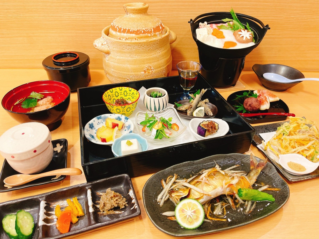 【地元食材盛りだくさん】2025秋のやどり満喫プラン【おかんのほっこりコース】【添い寝無料】