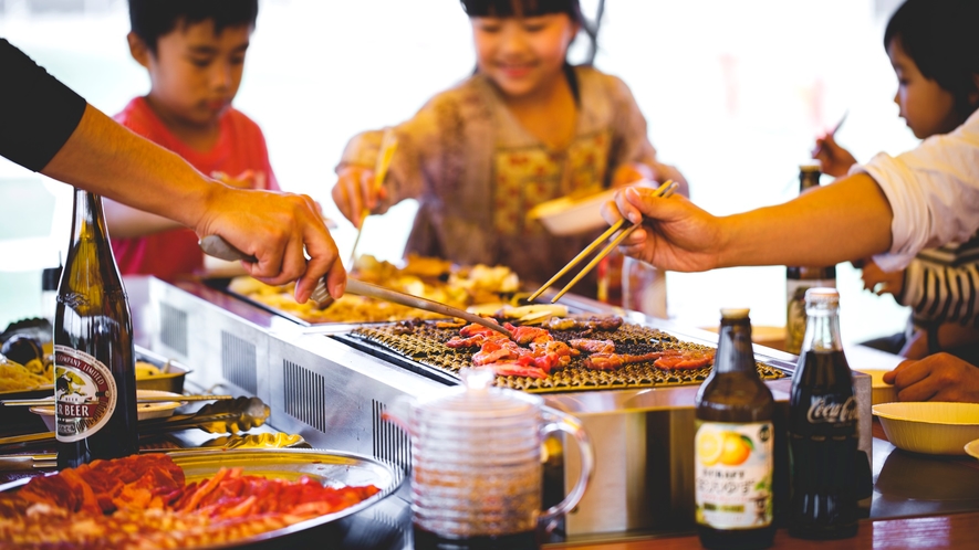 *【BBQ】コンロを囲んでご家族やお友達同士わいわい賑やかに