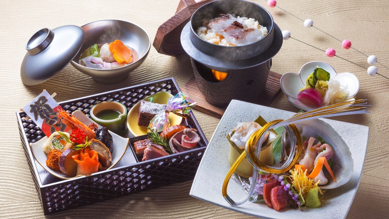 【12/31からの2連泊】夕朝食ブッフェ／オリジナルおせちで祝う新春プラン