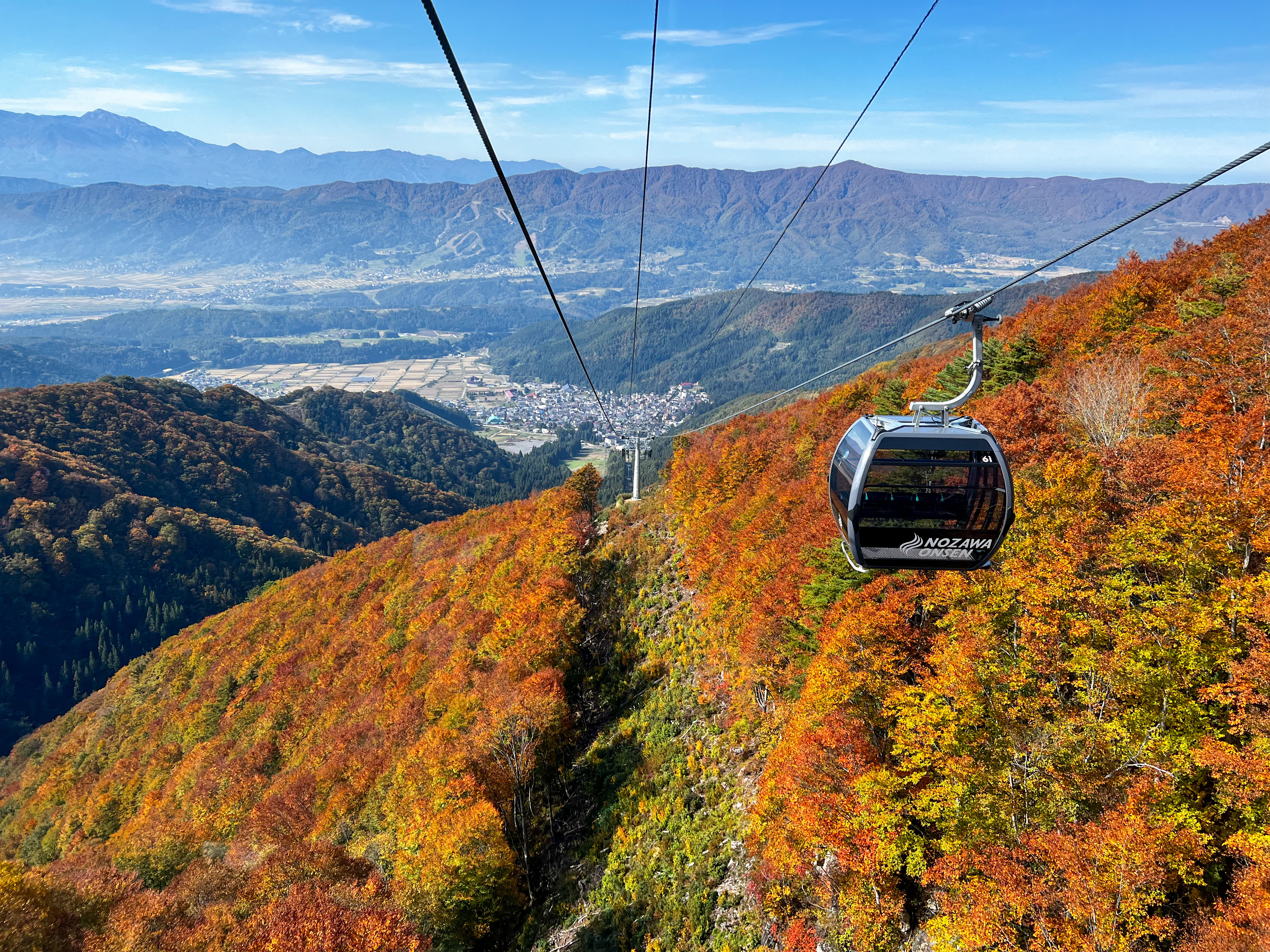 秋の野沢温泉スキー場