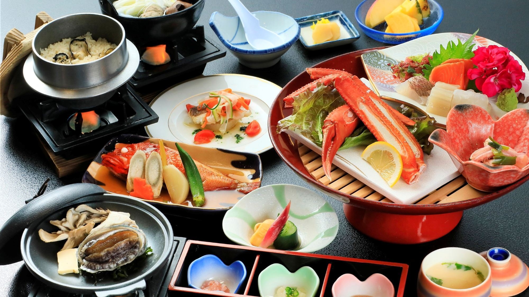 ＜１泊２食付き＞【お料理グレードアップ】近海煮魚付き！海の幸と珍味を味わう♪三陸こだわり大杯御膳