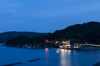 浪板海岸の夜景