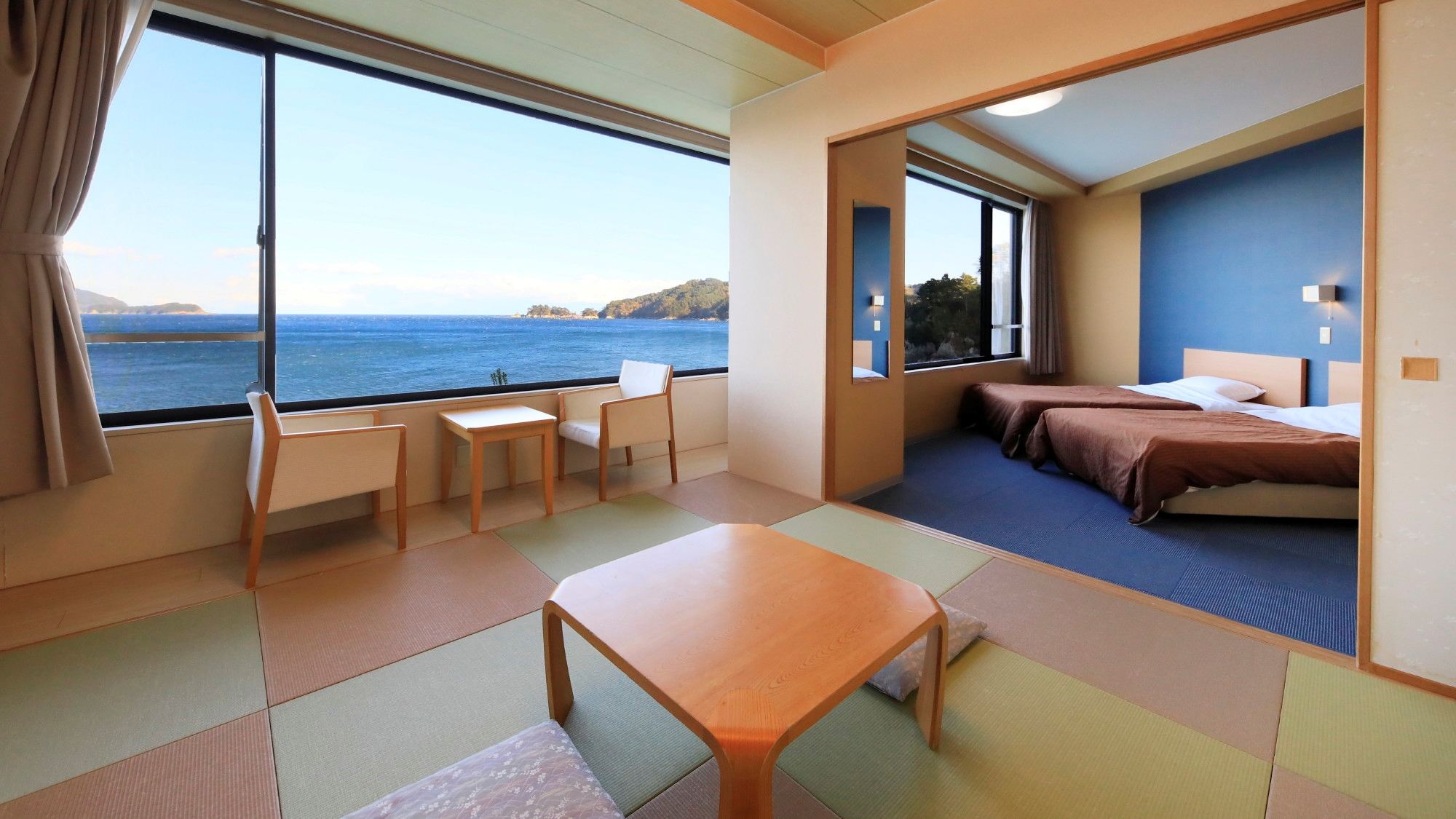【海側・オーシャンビュー】和洋室（トイレ付き※アウトバス）