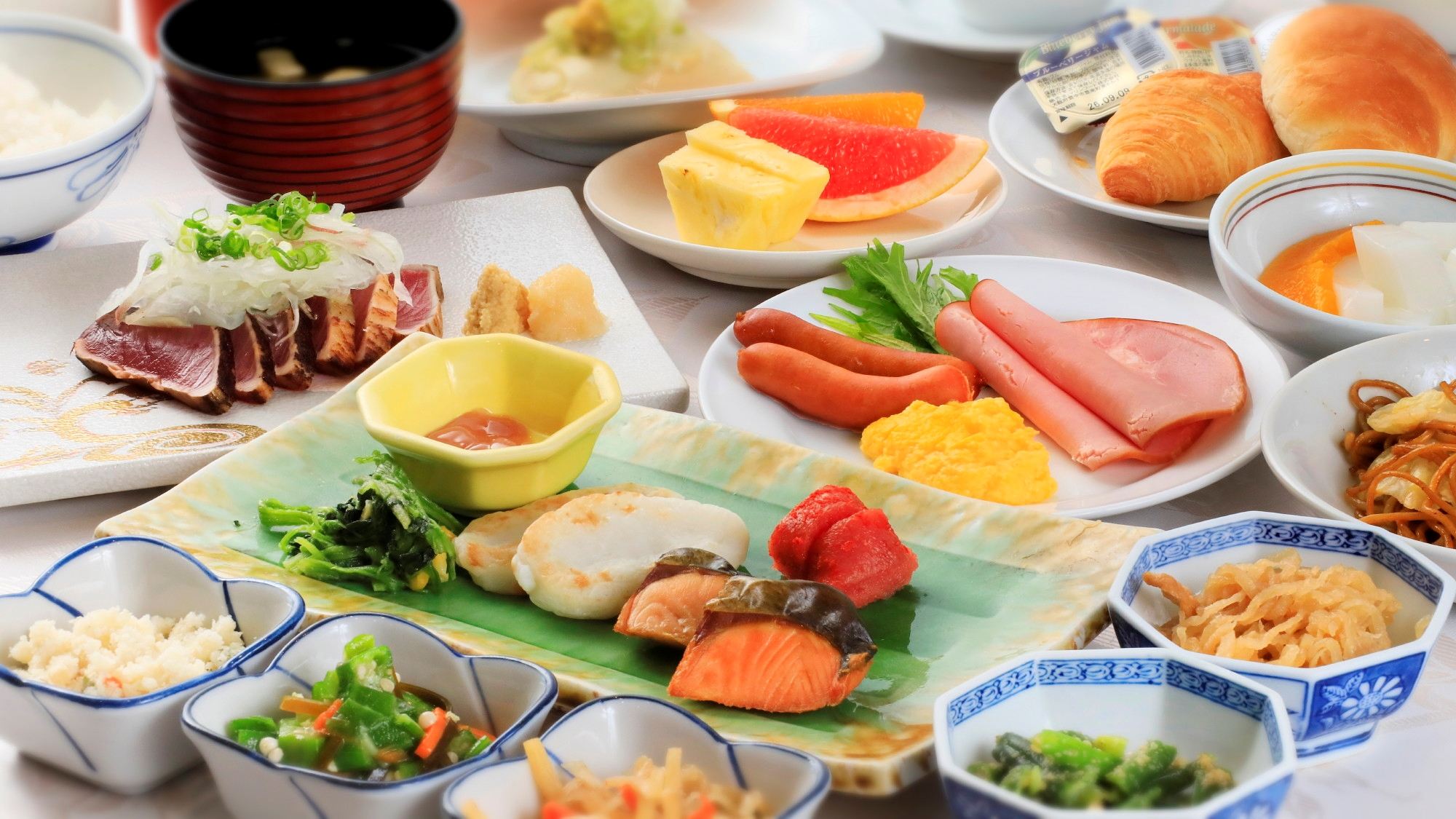 朝食バイキング