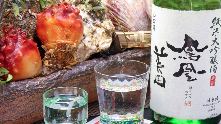 #お酒_若旦那一押しの日本酒と焼酎など、豊富な種類をそろえております。