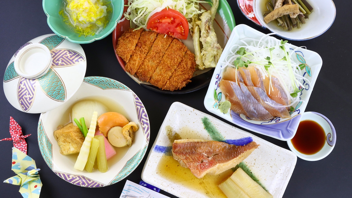 【スタンダード2食付き】天然温泉100％が24時間入れる☆地元食材を活かした家庭料理を楽しめる♪