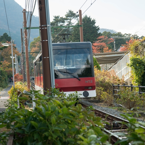 *【周辺観光】箱根登山鉄道。季節によって車窓の景色も変わります♪