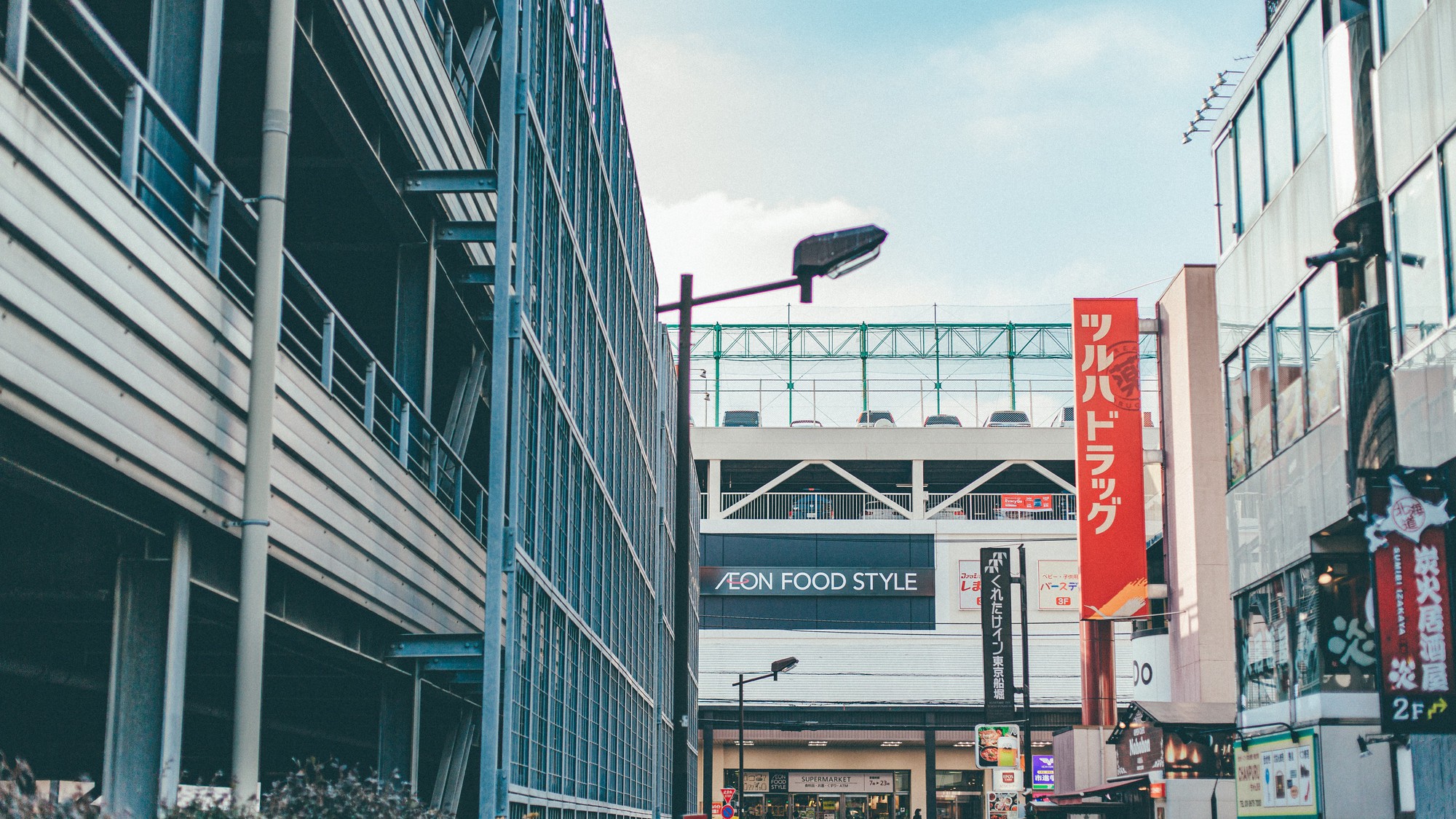 ホテル前の通り