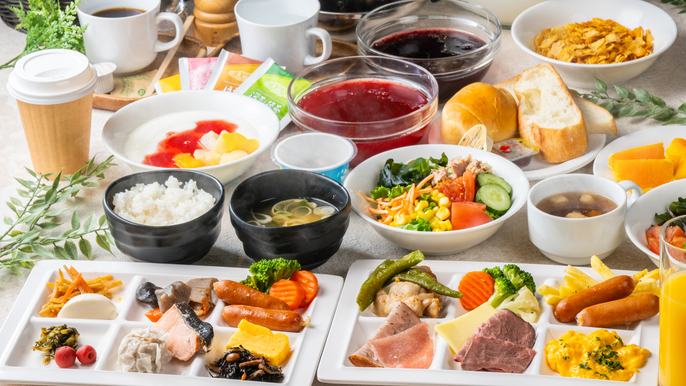 朝食ビュッフェ