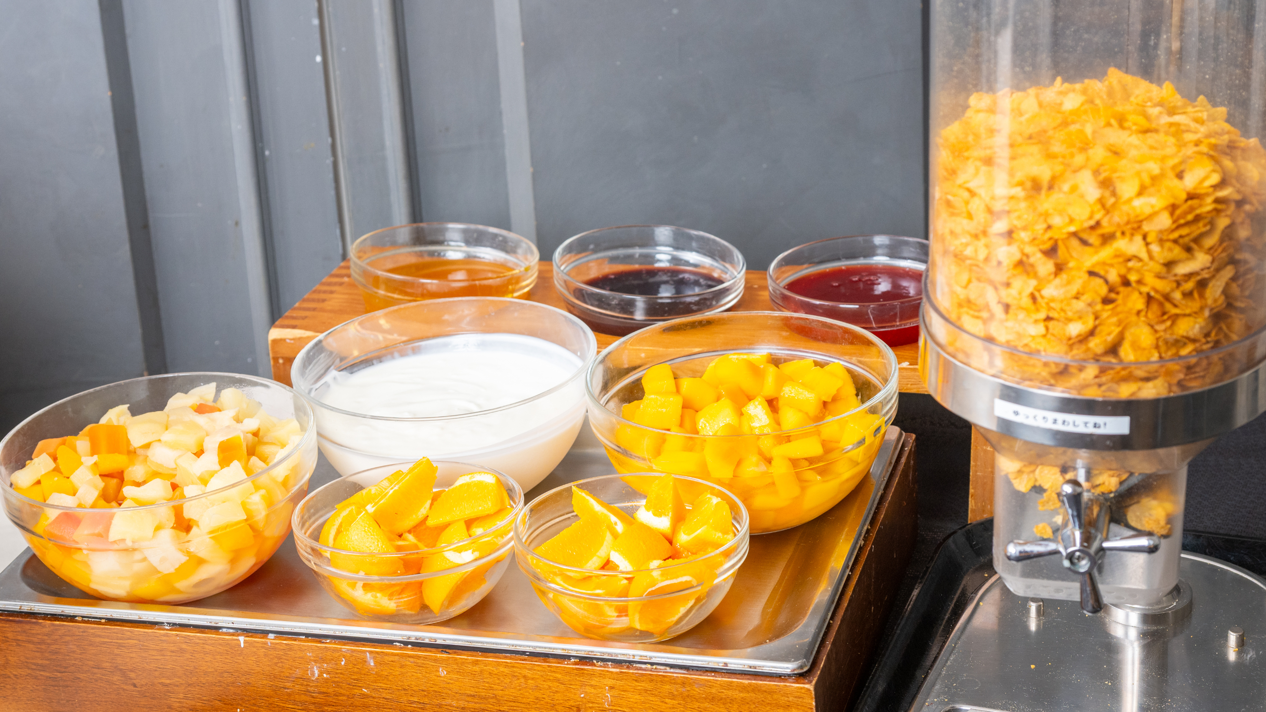 朝食ビュッフェ