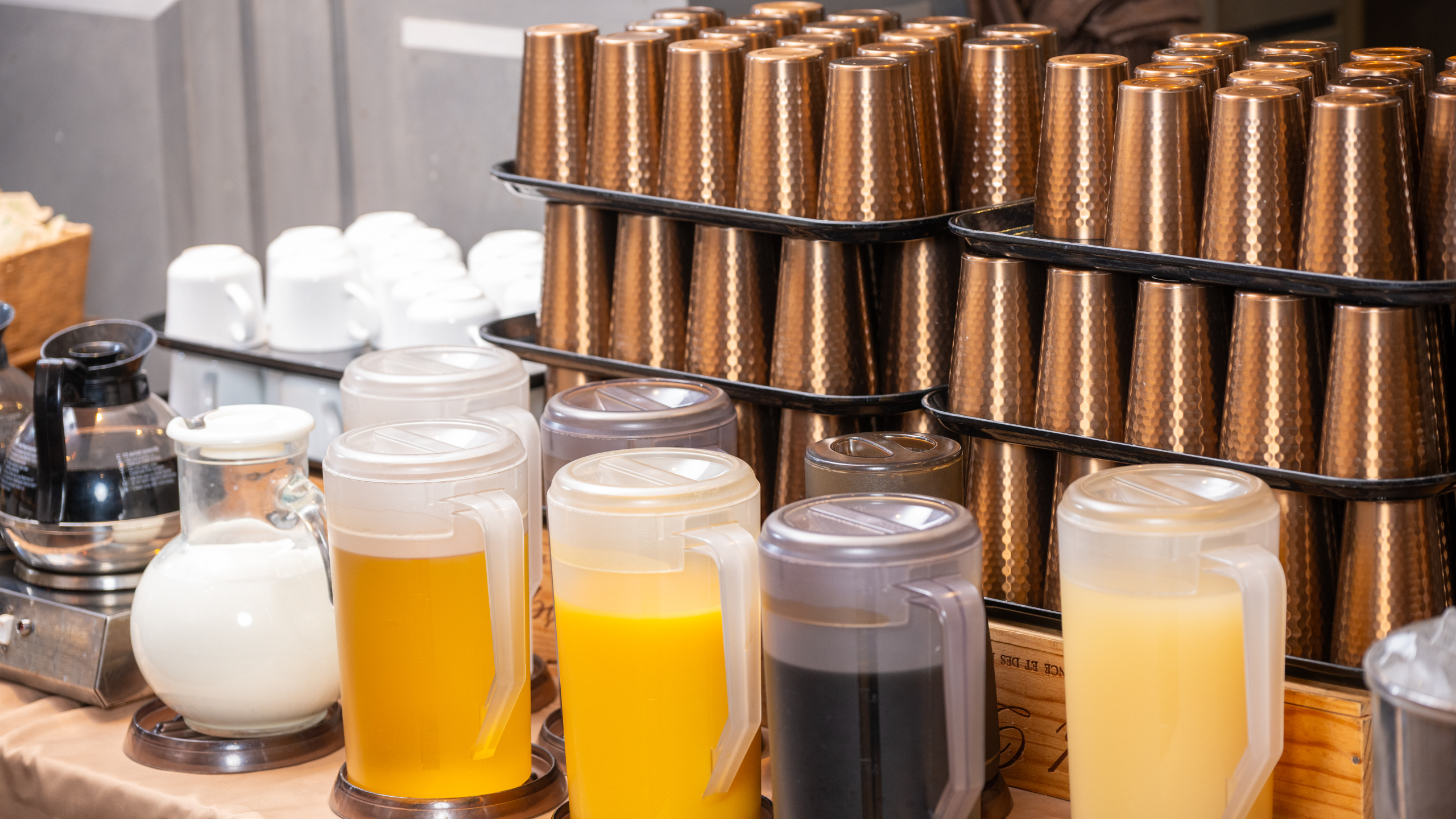 朝食ビュッフェ