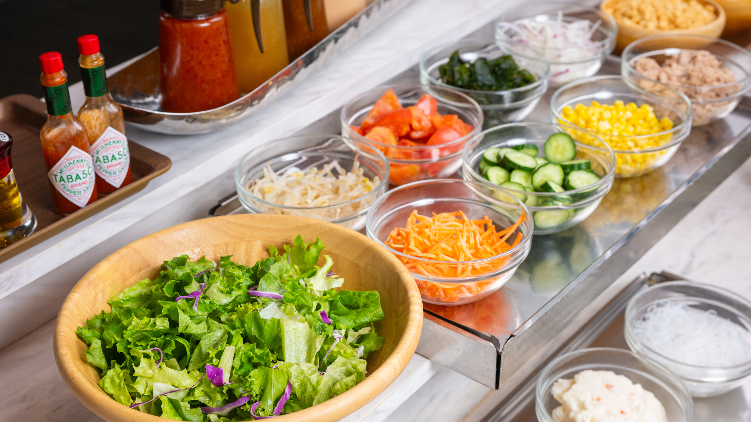 朝食ビュッフェ