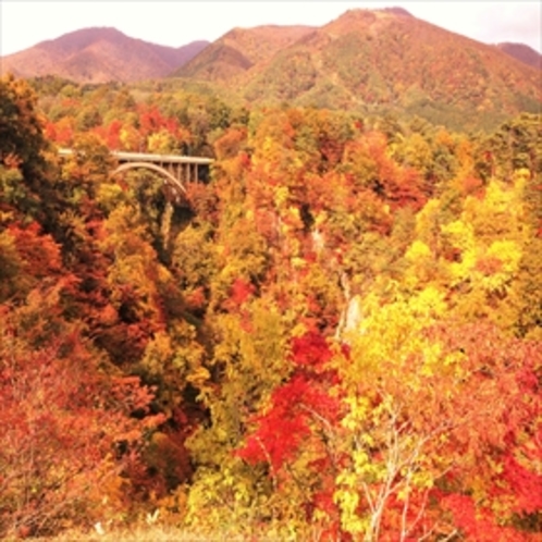 鳴子峡の紅葉