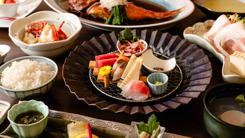 【量控えめ-おてがる会席】「金目鯛の姿煮」付。海沿い宿で過ごす、大人のリゾート旅。