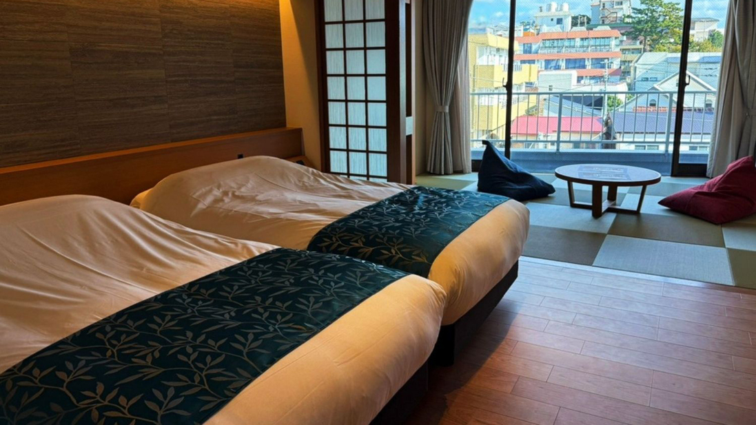 【2025年リニューアル■コンフォート和洋室■6畳＋ツイン禁煙】幅広い世代に人気の！ファミリーにも◎