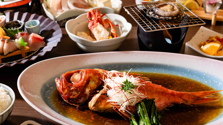 【タイムセール/グレードアップ-海の贅沢会席】＜最大10％OFF＞特別価格！伊豆の美食をお気軽に