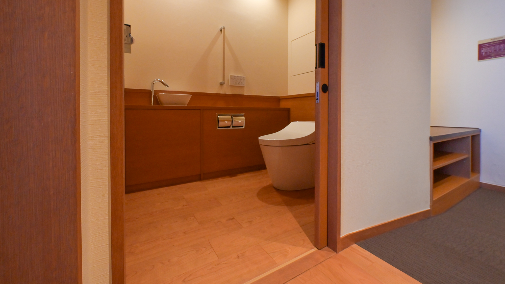 【2025年リニューアル■コンフォート和洋室】段差の少ないバリアフリー設計で安心してご利用いただけま