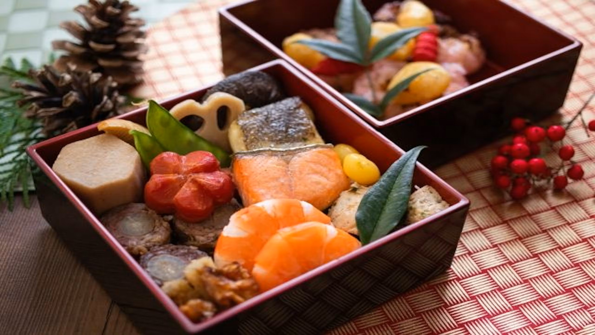 【伊豆よくばり松花堂弁当】伊豆エリア総料理長が手掛ける、伊豆の旬を凝縮した松花堂弁当です。