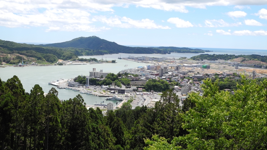 【安波山】気仙沼湾を一望できるお薦めスポット