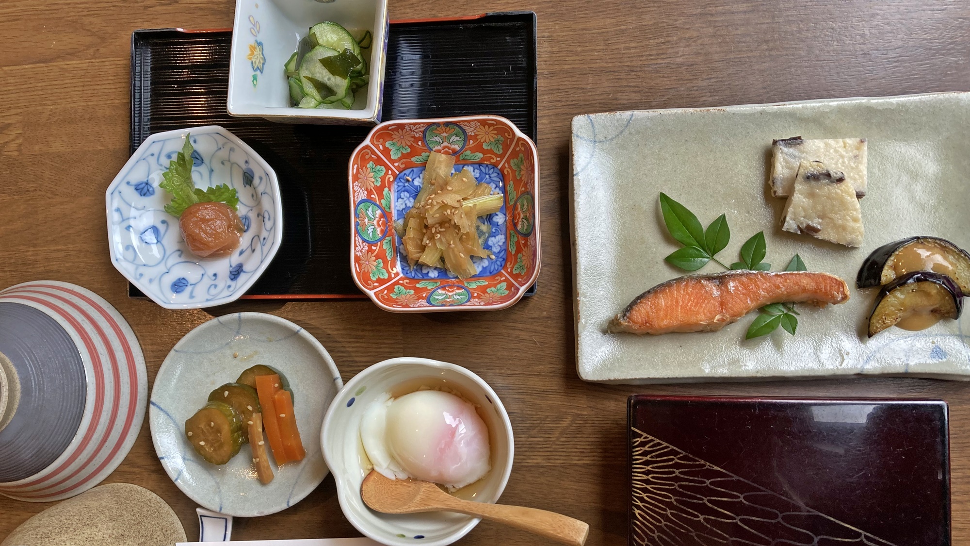 *【朝食一例】朝食には和食をご用意致します。