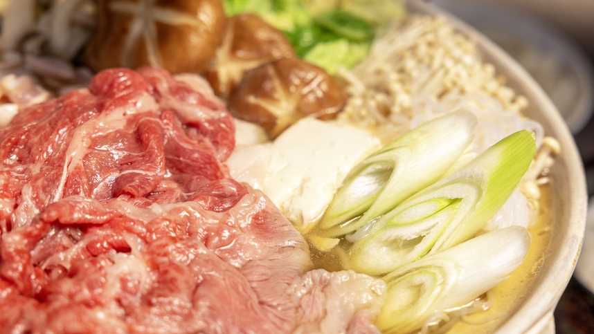 【秋冬限定・1泊2食】シガリズム体験！選べる夕食★滋賀牛堪能鍋or近江鴨鍋＆朝食焼立てパン♪